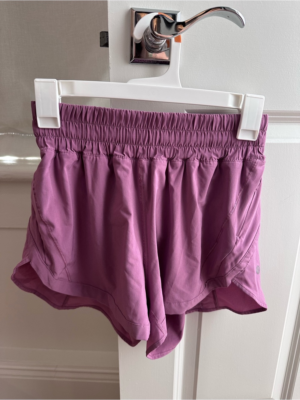 lululemon athletica Mauve Pink Women's Track That High Rise Lined Short 3”